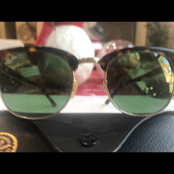 Ray Ban RB3016 W0366 CLUBMASTER Tortoise Sunglass - Picture 7 of 7